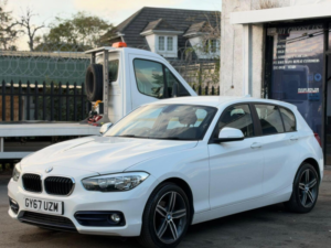 2017 BMW 1 Series 1.5 118i Sport Auto Euro 6 (s/s) 5dr in White — image 3
