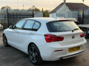 2017 BMW 1 Series 1.5 118i Sport Auto Euro 6 (s/s) 5dr in White — image 4