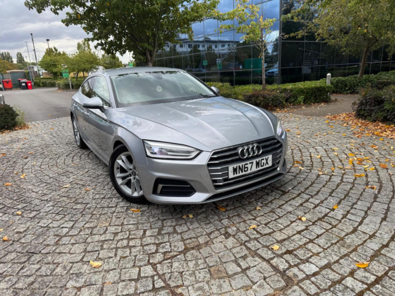 2017 Audi A5 2.0 Tdi Sport Sportback Euro 6 (s/s) 5dr in Silver — image 1