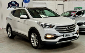 2015 Hyundai Santa Fe 2.2 Crdi Blue Drive Premium Se Auto 4WD Euro 6 (s/s) 5dr (7 Seat) in White — image 2