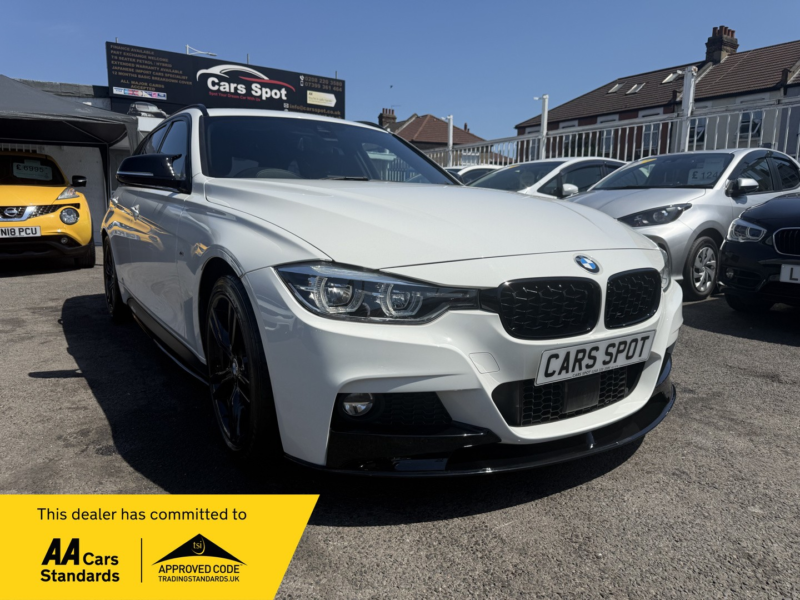 2017 BMW 3 Series 2.0 320i M Sport Touring Verified Mile Fresh Import Finance Avb in White — image 1
