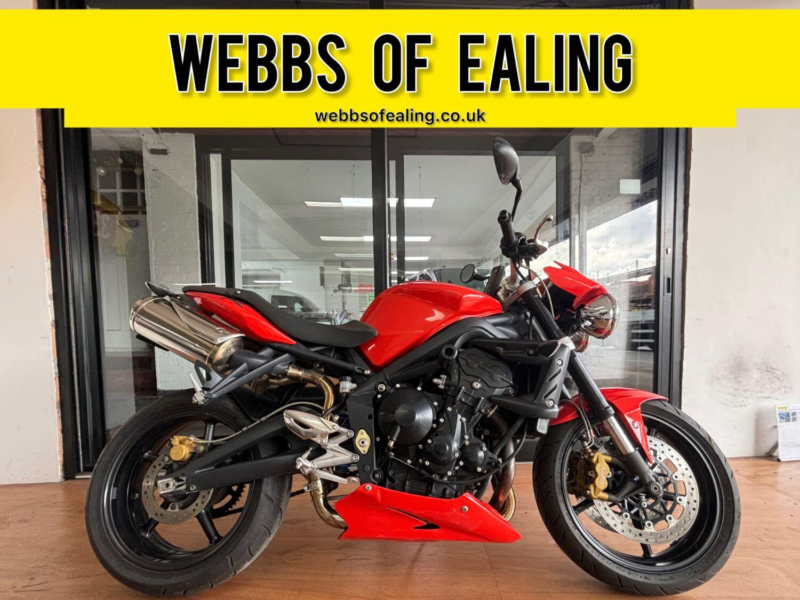 2009 Triumph Street Triple 675 R in Orange — image 1