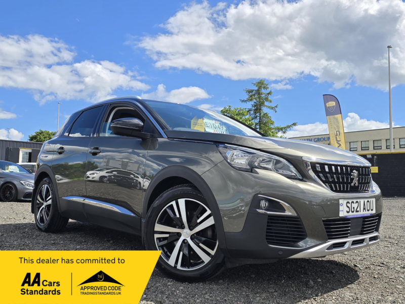 2021 Peugeot 3008 1.5 Bluehdi Allure SUV 5dr Diesel Manual Euro 6 (s/s) (130 Ps) in Grey — image 1