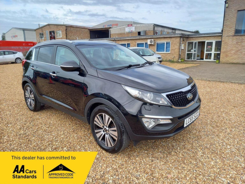 2015 Kia Sportage 1.7 Crdi Ecodynamics 3 2WD Euro 6 (s/s) 5dr in Black — image 1