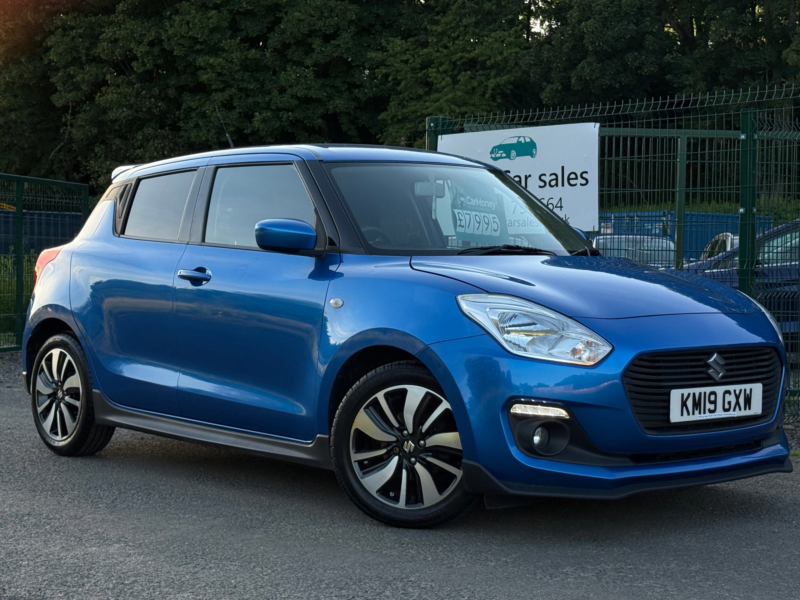 2019 Suzuki Swift 1.2 Dualjet Attitude Hatchback 5dr Petrol Manual Euro 6 (s/s) (90 Ps) in Blue — image 1