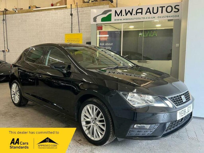 2018 SEAT Leon 1.2 Tsi Se Dynamic Technology Hatchback 5dr Petrol Manual Euro 6 (s/s) (110 Ps) in Black — image 1