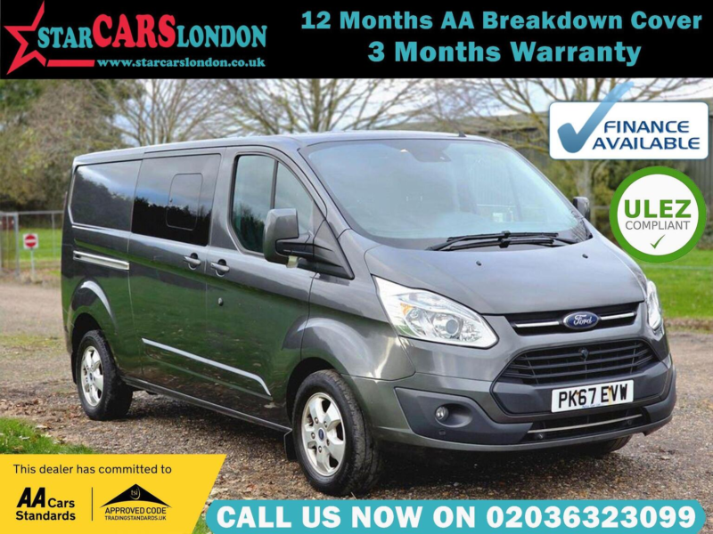 2017 Ford Transit Custom 2.0 Tdci 290 Limited L1 H1 6dr in Grey — image 1