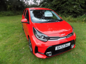 2022 Kia Picanto 1.0 Dpi Gt-Line AMT Euro 6 (s/s) 5dr in Red — image 2