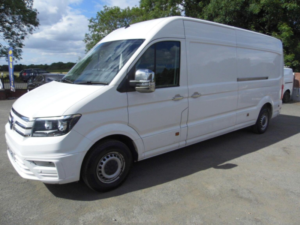 2018 Volkswagen Crafter 2.0 Tdi Cr35 Bluemotion Tech Startline Fwd Lwb High Roof Euro 6 (s/s) 5dr in White — image 3