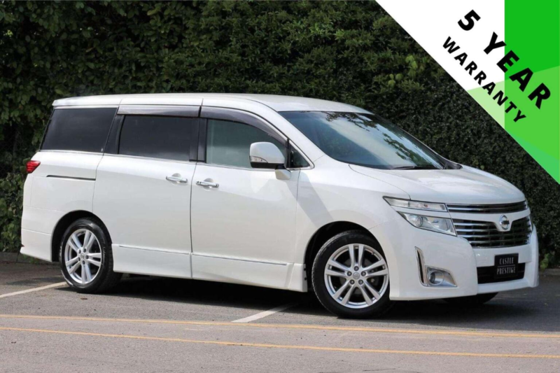 2010 Nissan Elgrand 3.5 Highway Star 5dr 8 Seats in White — image 1