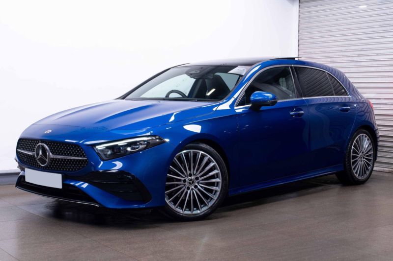 2024 Mercedes-Benz A Class 2.0 A200d Amg Line (premium Plus) 8g-Dct Euro 6 (s/s) 5dr in Blue — image 1
