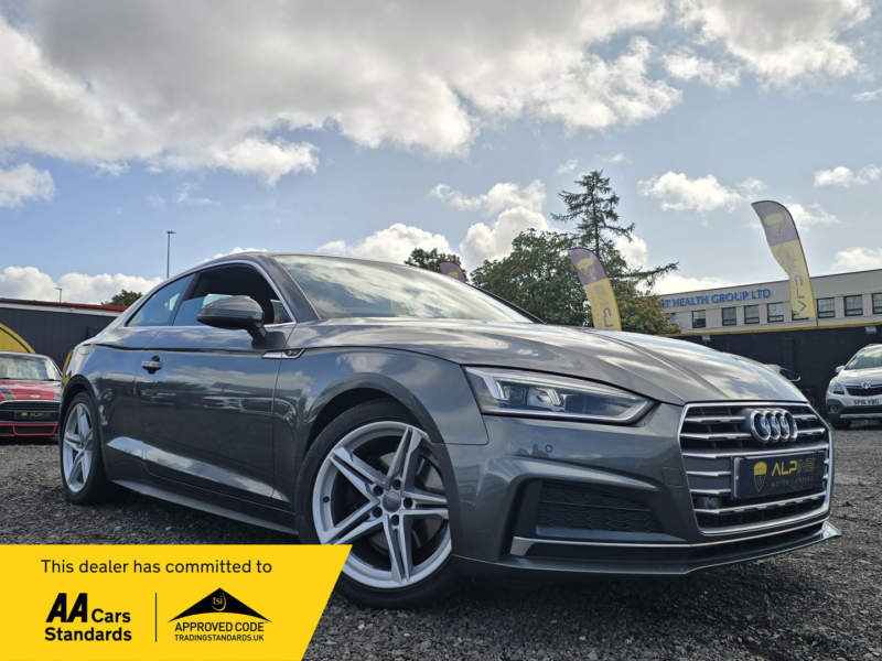 2018 Audi A5 1.4 Tfsi S Line Coupe 2dr Petrol S Tronic Euro 6 (s/s) (150 Ps) in Grey — image 1