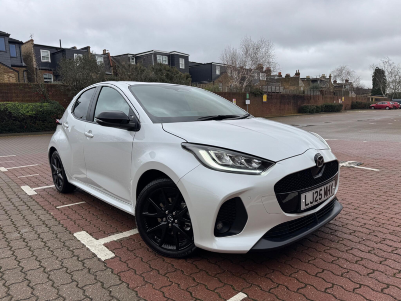 2025 Mazda Mazda2 Hybrid 1.5h Homura CVT Euro 6 (s/s) 5dr in White — image 1