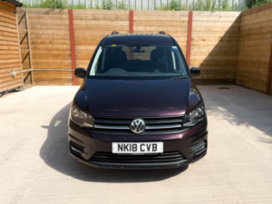 2018 Volkswagen Caddy Maxi Life 4 SEAT Auto Wheelchair Accessible Disabled Access Vehicle Wav in Purple — image 4