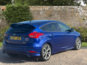 2018 Ford Focus 1.0t Ecoboost St-Line Euro 6 (s/s) 5dr in Blue — image 3
