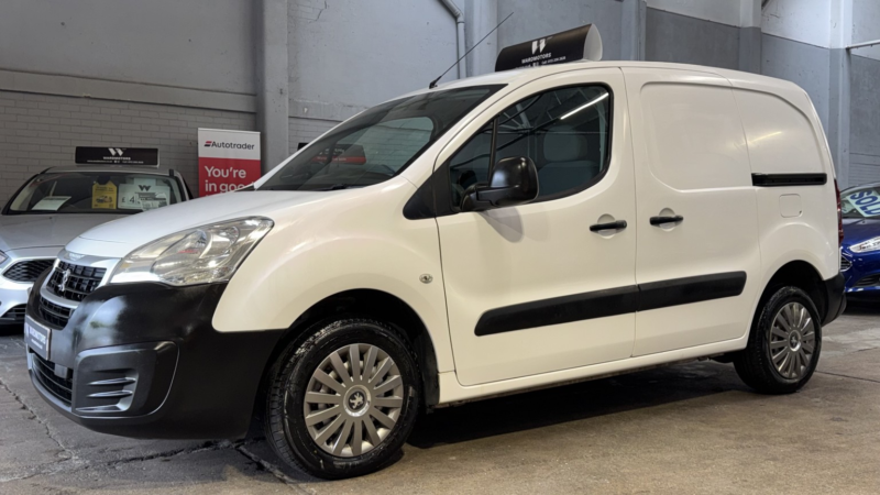 2016 Peugeot Partner 1.6 Hdi 850 S Diesel White 5dr No Vat+ready For Work in White — image 1