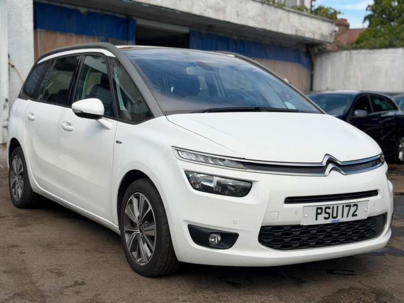 2015 Citroen Grand C4 Picasso 1.6 Bluehdi Vtr+ Eat6 Euro 6 (s/s) 5dr in White — image 1