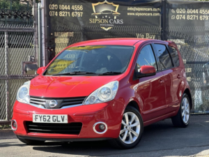2012 Nissan Note 1.6 16v N-Tec+ Auto Euro 5 5dr in Red — image 3