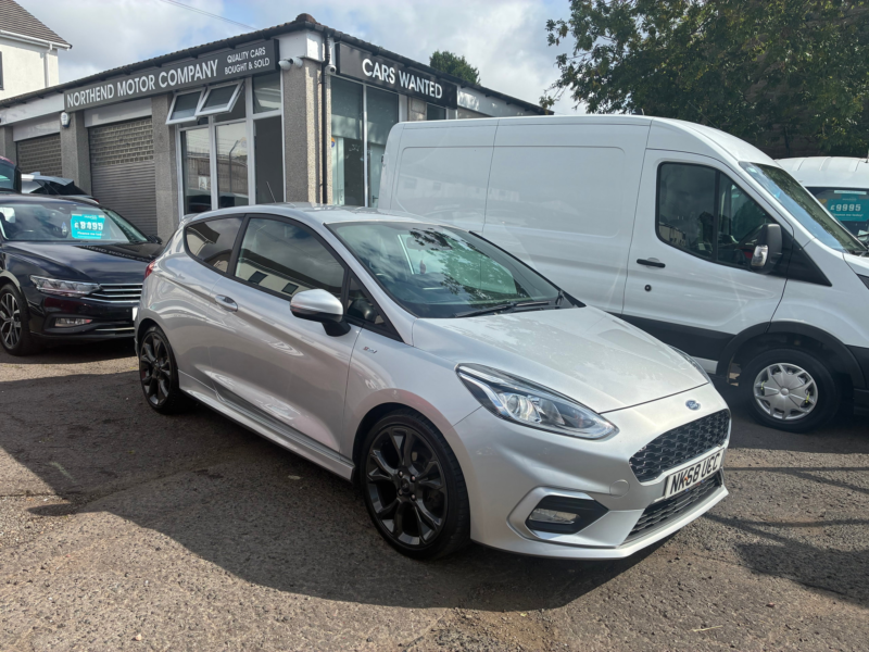 2018 Ford Fiesta 1.0t Ecoboost Gpf St-Line Hatchback 3dr Petrol Manual Euro 6 (s/s) (125 Ps) in Silver — image 1