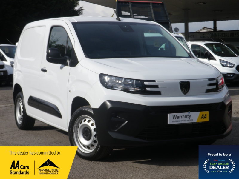 2024 Peugeot Partner 1.5 Partner Pv Standard 1.5 Bhdi 100 S&s Mt6 Professional in White — image 1