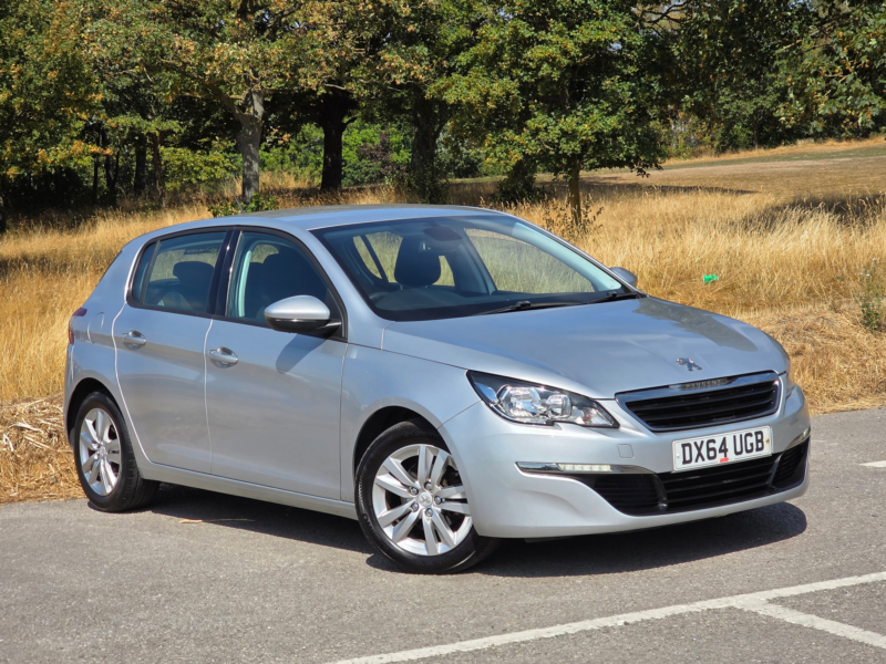 2014 Peugeot 308 1.6 Hdi Active Hatchback 5dr Diesel Manual Euro 5 (92 Ps) in Silver — image 1