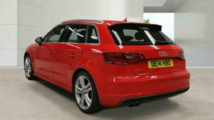 2014 Audi A3 1.8 Tfsi S Line Sportback S Tronic Quattro Euro 6 (s/s) 5dr in Red — image 4