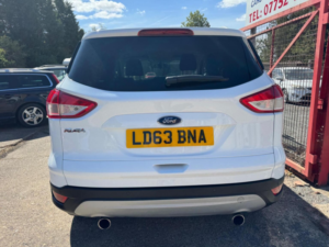 2013 Ford Kuga 2.0 Tdci Zetec AWD Euro 5 5dr in White — image 6