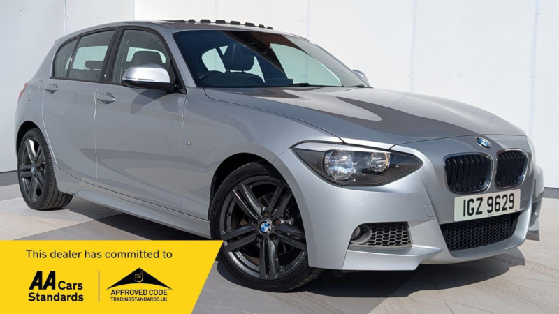 2014 BMW 1 Series 2.0 120d M Sport Xdrive Euro 5 (s/s) 5dr in Silver — image 1
