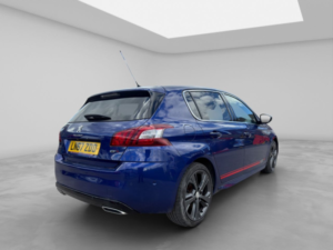 2017 Peugeot 308 2.0 Bluehdi Gt Hatchback 5dr Diesel Eat Euro 6 (s/s) (180 Ps) in Blue — image 5