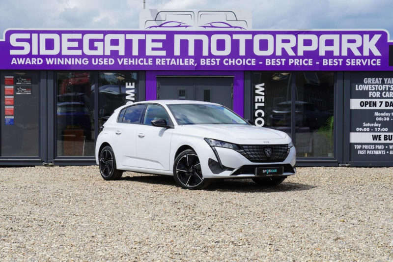 2024 Peugeot E-308 54kwh Allure Auto 5dr in White — image 1
