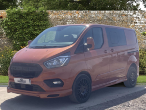 2021 Ford Transit Custom 2.0 300 Ecoblue Limited Crew Van L1 H1 Euro 6 (s/s) 5dr (6 Seat) in Orange — image 2