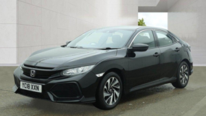 2018 Honda Civic 1.0 Vtec Turbo Se CVT Euro 6 (s/s) 5dr in Black — image 2