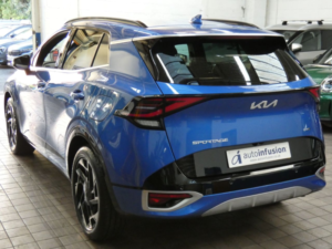 2023 Kia Sportage 1.6 T-Gdi 13.8kwh Gt-Line SUV 5dr Petrol Plug-In Hybrid Auto AWD Euro 6 (s/s) (261 Bhp) in Blue — image 3