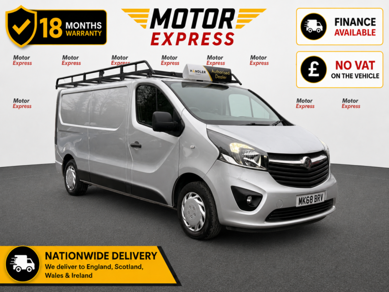 2018 Vauxhall Vivaro 1.6 Cdti 2900 Biturbo Ecotec Sportive in Silver — image 1