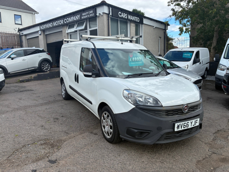 2016 Fiat Doblo 1.6 Jtd Multijet 16v Panel Van 4dr Diesel Manual L1 H1 (137 G/km, 105 Bhp) in White — image 1