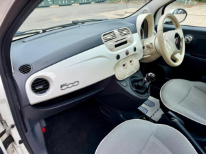 2015 Fiat 500 1.2 Lounge Euro 6 (s/s) 3dr in White — image 5