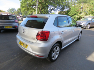 2017 Volkswagen Polo 1.2 Tsi Bluemotion Tech Match Edition Euro 6 (s/s) 5dr in Silver — image 5