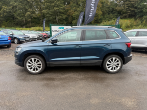 2018 Skoda Karoq 1.6 Tdi Se L SUV 5dr Diesel DSG Euro 6 (s/s) (115 Ps) in Blue — image 3