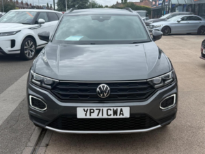 2021 Volkswagen T-Roc 1.5 Tsi Evo Black Edition DSG Euro 6 (s/s) 5dr in Grey — image 3