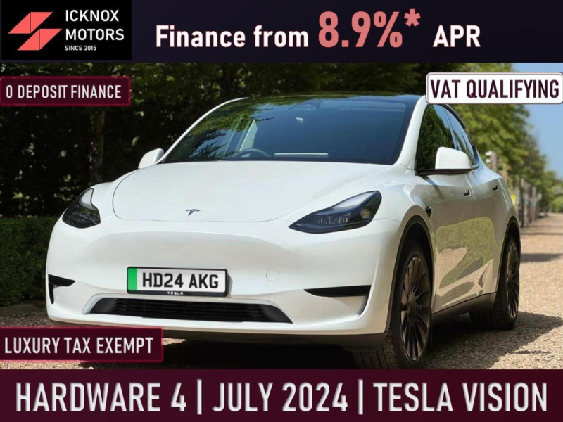 2024 Tesla Model Y Auto Rwd 5dr in White — image 1