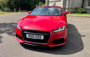 2015 Audi Tt 2.0 Tfsi S Line Roadster S Tronic Quattro Euro 6 (s/s) 2dr in Red — image 2