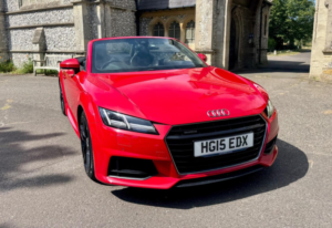 2015 Audi Tt 2.0 Tfsi S Line Roadster S Tronic Quattro Euro 6 (s/s) 2dr in Red — image 5