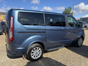 2020 Ford Tourneo Custom Drive Transfer Wav Automatic Wheelchair Accessible Vehicle 2.0 320 Ecoblue Titanium in Blue — image 2