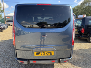 2020 Ford Tourneo Custom Drive Transfer Wav Automatic Wheelchair Accessible Vehicle 2.0 320 Ecoblue Titanium in Blue — image 3