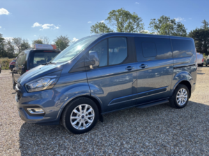 2020 Ford Tourneo Custom Drive Transfer Wav Automatic Wheelchair Accessible Vehicle 2.0 320 Ecoblue Titanium in Blue — image 5