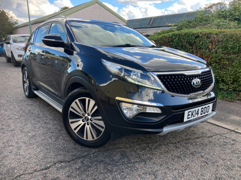 2014 Kia Sportage 2.0 Crdi Kx-3 SUV 5dr Diesel Manual AWD Euro 5 (134 Bhp) in Black — image 1