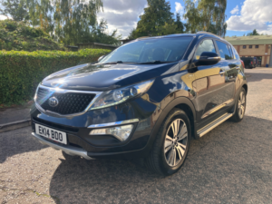 2014 Kia Sportage 2.0 Crdi Kx-3 SUV 5dr Diesel Manual AWD Euro 5 (134 Bhp) in Black — image 3