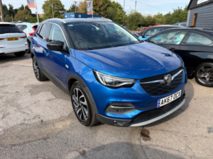2018 Vauxhall Grandland X 1.2 Turbo Elite Nav SUV 5dr Petrol Manual Euro 6 (s/s) (130 Ps) in Blue — image 3