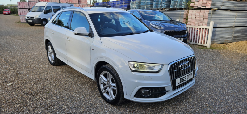 2012 Audi Q3 2.0 Tfsi S Line Quattro Black Leather in White — image 1