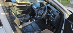 2012 Audi Q3 2.0 Tfsi S Line Quattro Black Leather in White — image 4